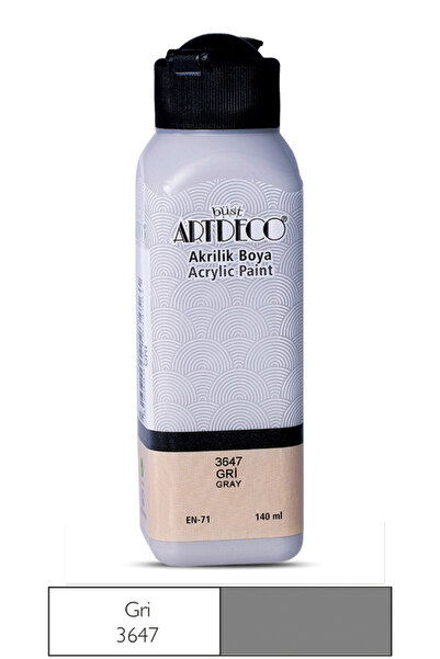 Artdeco Akrilik Boya 140 Ml Gri