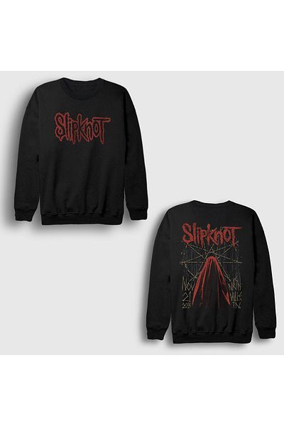 Presmono Унисекс суитшърт Nashville V2 Slipknot с черен принт на гърба - 517640tt
