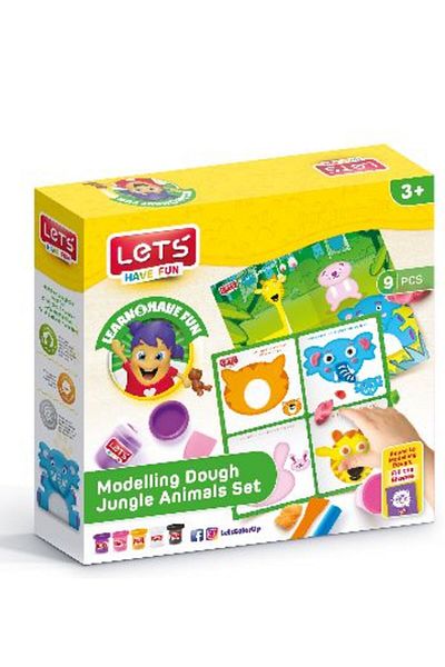 Lets Let's Forest Animals Play Dough Set 9 Pieces