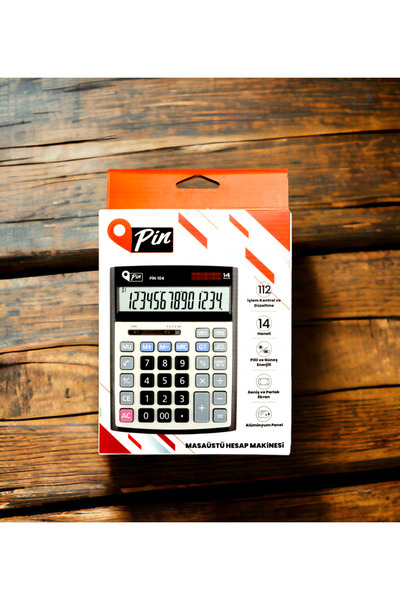 Pin 104 Masa Üstü Hesap Makinası
