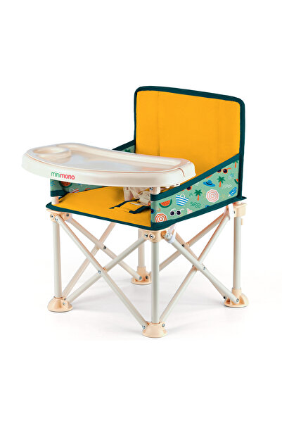 Minimono Plus 0-4 Yaş Portatif Katlanır Yükseltici Mama Sandalyesi Bebek Çocuk Kamp Sandalyesi
