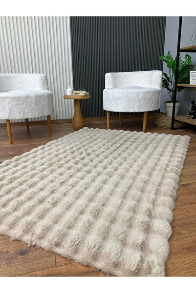 stil carpet Bubble Tavşan Tüyü Peluş Vizon Yatak Odası Koridor Mutfak Yumuşak...