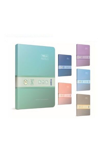 Gıpta Thebook Pastels Thread Stitching Srt Cover Notebook 20x28 Cm 400 Sheets Lined