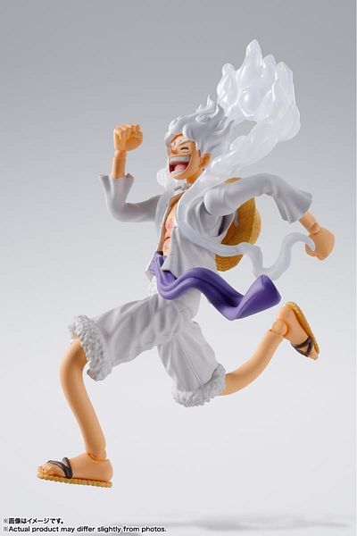 BANDAI One Piece - Monkey D. Luffy Gear5 - Tamashii Nations Bandai S.H.Figuarts Action Figure