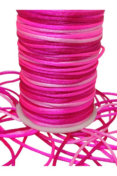PARACORD Rainbow Color Floş Ip Rat Tail - Rainbow 2 mm