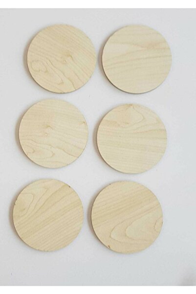Assa Wood Maple 4 cm Diameter 50 Pieces Round 3mm