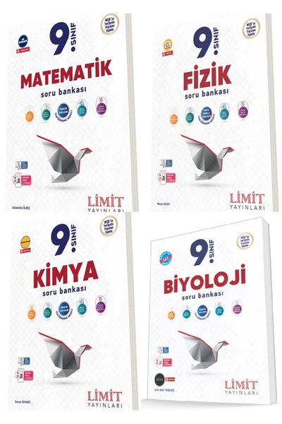 Limit Yayınları Limit 2025 9. Sınıf Matematik + Fizik + Kimya + Biyoloji Soru...