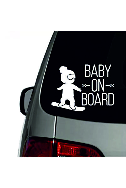 Birim Matbaa Baby on Board Car Sticker(22X16 cm)
