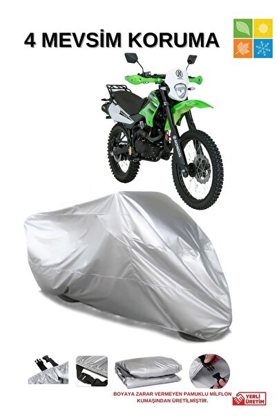 AutoEN MONDİAL X-TREME MAXX 200İ SU GEÇİRMEZ MOTOSİKLET BRANDASI-GRİ