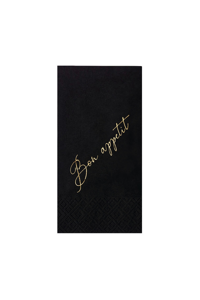 Story مناديل ورقية منقوشة باللون الذهبي مقاس 33 × 33 سم مكونة من 16 قطعة 1/8 ...