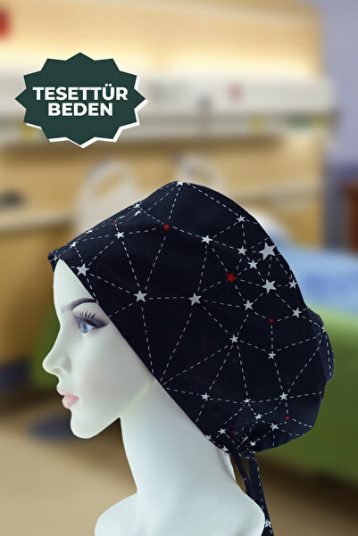 YİĞİTBAŞI Doktor Hemşire Aşçı Cerrahi Bone Hastane Anne Bone Iş Bandanası Pam...