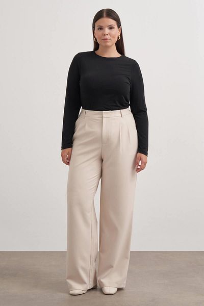 MYLİNE Pleated Pocket Trousers