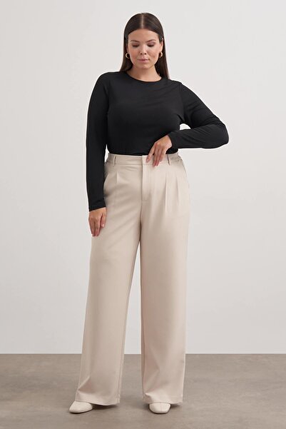 MYLİNE Pilili Cepli Pantolon