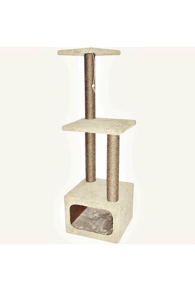 Turkuaz Tırmalama Tr-2111 3-Storey Cat House Scratching Board