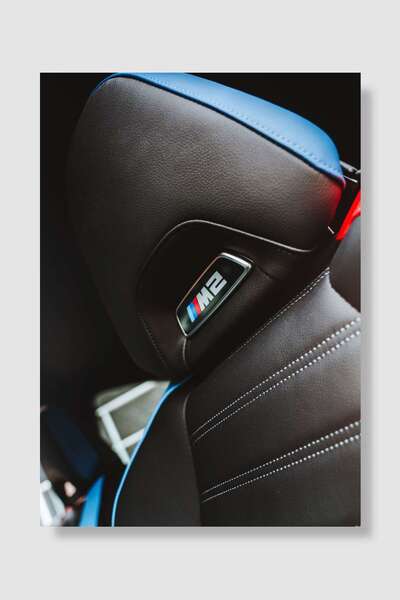 Mudi Store BMW M4 V4 Araba Poster Çerçevesiz Yüksek Kalite Araba Afiş Duvar P...