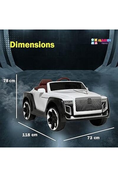 ALBADER سيارة كهربائية للركوب من رولز رويس مزودة بأربعة محركات، سيارة كهربائية، ألعاب ركوب للأطفال