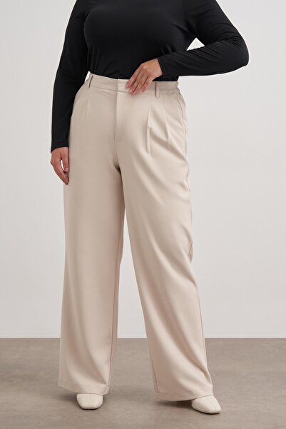 MYLİNE Pilili Cepli Pantolon