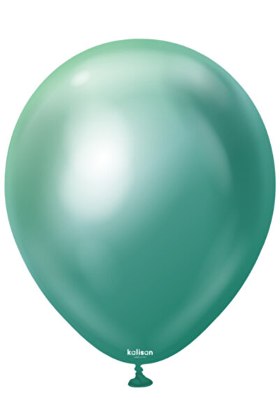Kalisan Lasting Chrome Green Latex Balloon 12 Inches