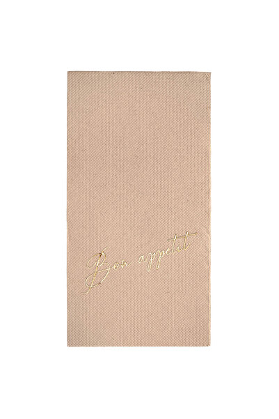 Story مناديل ورقية منقوشة باللون الذهبي مقاس 40 × 40 سم مكونة من 16 منديلًا و...