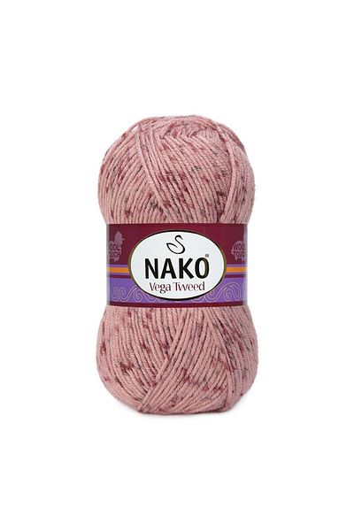 NAKO VEGA TWEED -31760- Premium Ακρυλικό Πλεκτό Μαλλί Σπάνιο - Μαλακό Φουλάρι Μπερέ Γιλέκο Ζακέτα Σπάνιο (ΜΟΝΟ ΜΑΚ)