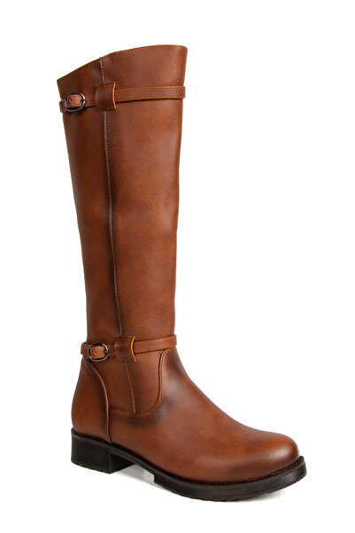 Lio Shoes Γυναικείες μπότες με φερμουάρ με επίπεδη σόλα