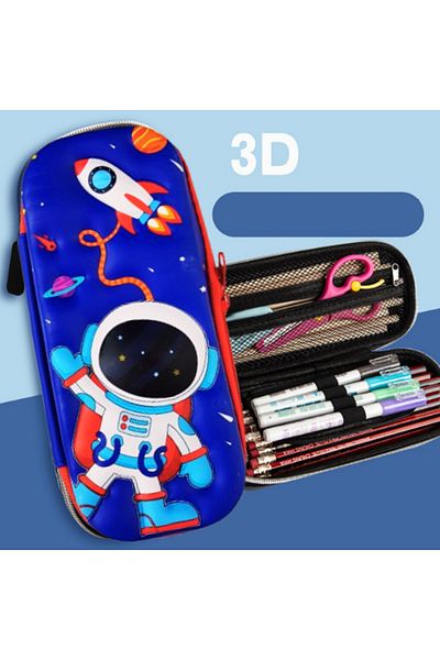 Livava Suport multifuncțional 3D pentru stilou și cutie de papetărie Little Astronaut, cadou surpriză 25x10