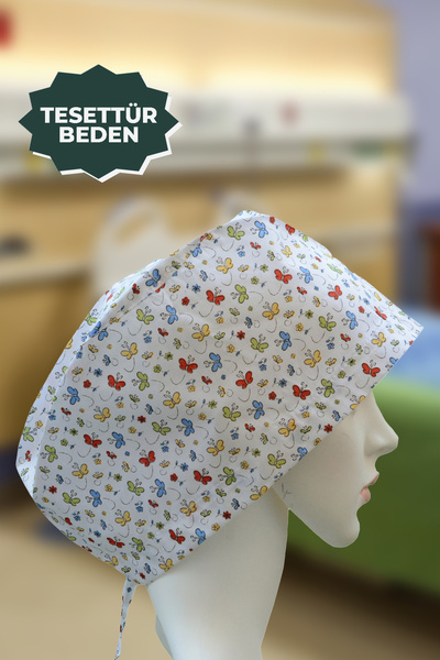 YİĞİTBAŞI Doktor Hemşire Aşçı Cerrahi Bone Hastane Anne Bone Iş Bandanası Pam...