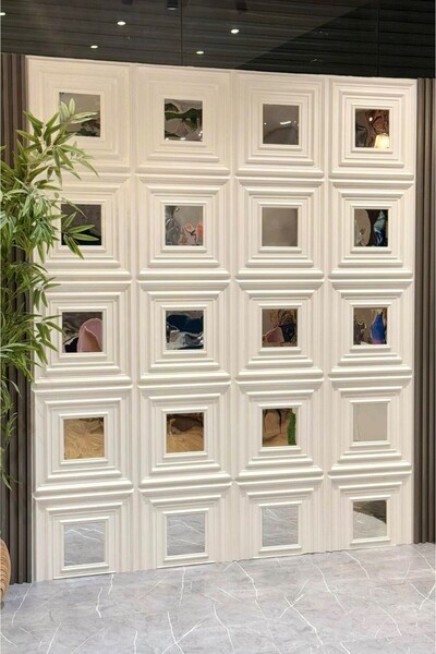 Duvarım 3 Boyutlu Boyanabilir PVC Duvar Paneli Lima (50-50 cm 4 adet-1 metrekare)