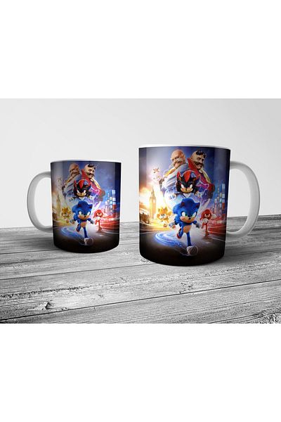 Pixxa Sonic 3 Themed Mug - Model 4