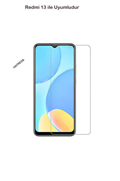 Hatreds Xiaomi Redmi 13 4G Uyumlu A++ Kalite Cam Ekran Koruyucu