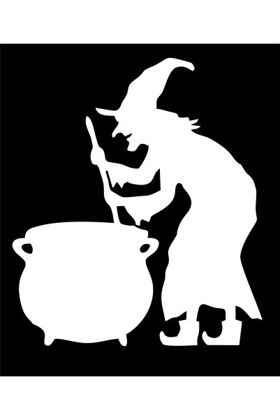 Birim Matbaa Witch Cazan Sticker(20X23Cm)