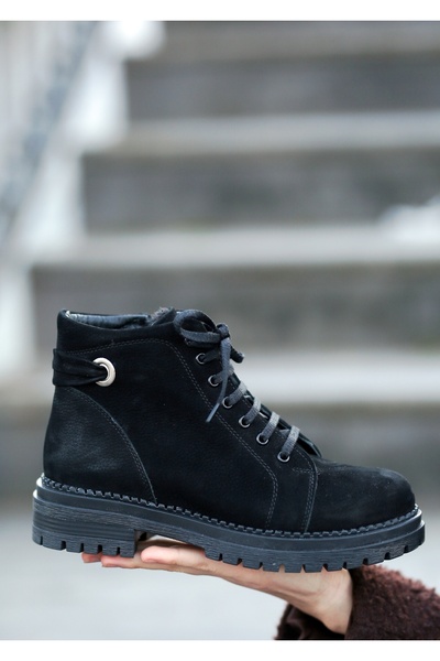 EREN SHOES BAG ASTARA - Μποτάκια από γνήσιο δέρμα με ορθοπεδική σόλα