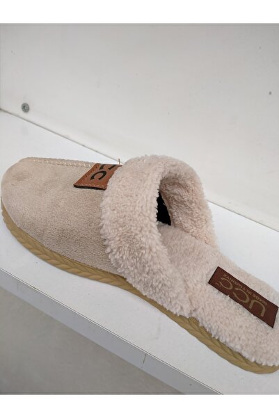 UCC Deriwalls Kadın Içi Pofuduk Terlik Bej
