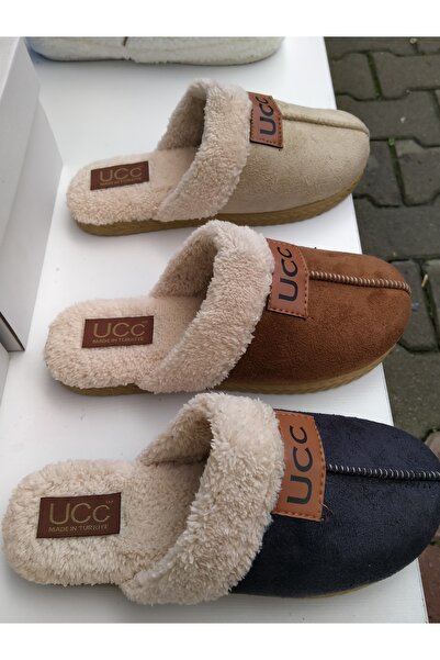 UCC Deriwalls Kadın Içi Pofuduk Terlik Bej