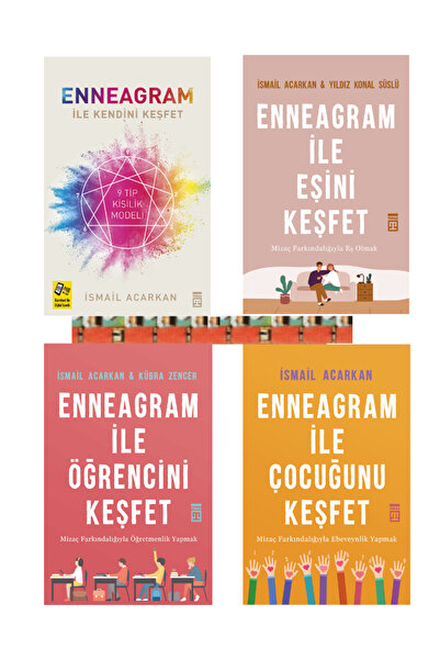 Timaş Yayınları Ennegram Ile Kendini Keşfet, Enegram Ile Eşini Keşfet, Ennegram Ile Çocuğunu Keşfet(4KİTAP)