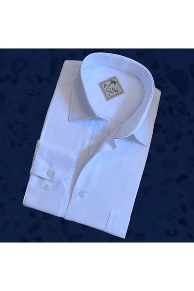 GÖMLEK GALERİSİ Classic Relaxed Fit Straight Long Sleeve Men's Shirt