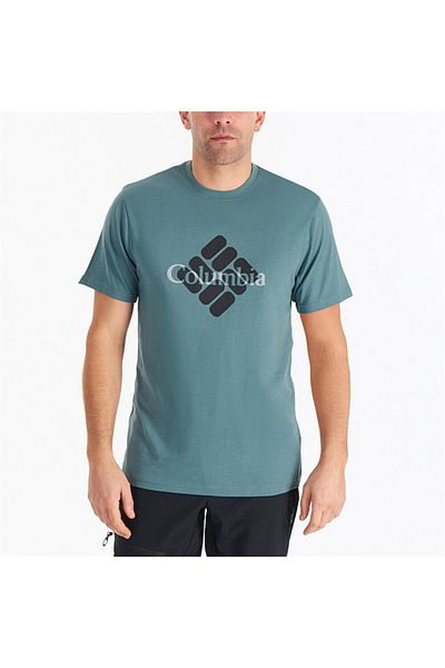 Columbia Cs0121 Csc M Bar Split Graphic SS Tricou - Tricou
