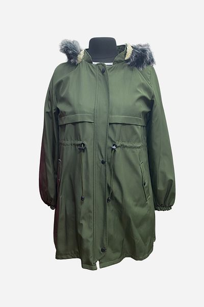 sinankardeşler Women's Inner Fleece Waterproof Wind Resistant Pocket Hooded Large Size Jacket/Bondit