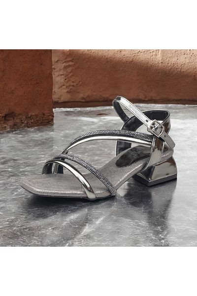 JOJO KIDS pantofi cu toc gros pentru fete, pantofi de seara