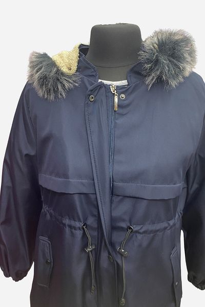 sinankardeşler Women's Inner Fleece Waterproof Wind Resistant Pocket Hooded Large Size Jacket/Bondit