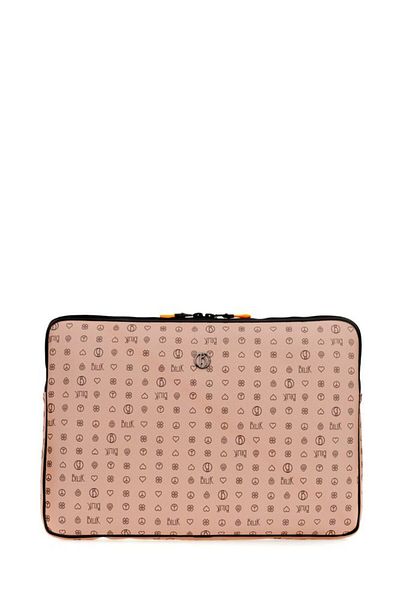 Bilik Deri Laptop și servietă unisex Monogram Pink Laptop-mn 15,6"