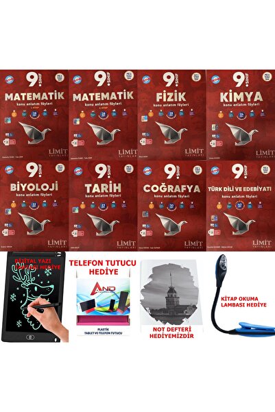 Limit Yayınları 2024-2025 9 Sınıf Tüm Dersler Yeni Maarif Modeli GÜNCEL Video...