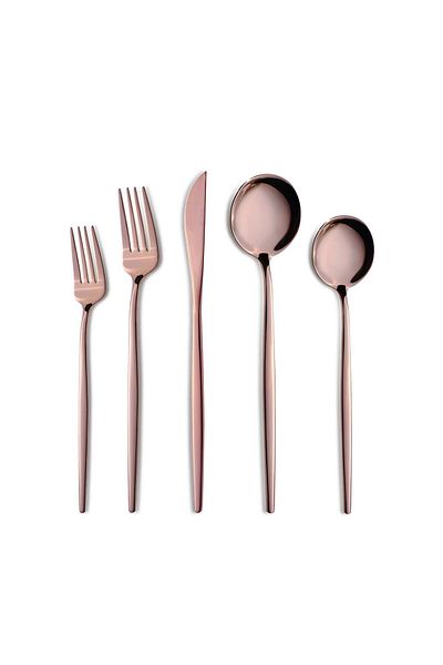 Karaca Orion Rosegold 60-teiliges Besteckset für 12 Personen