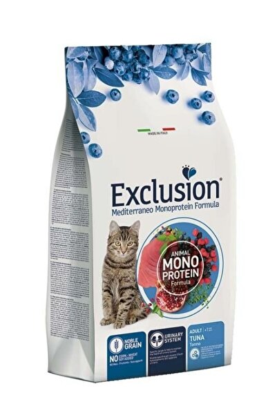 Exclusion Monoprotein Ton Balıklı Düşük Tahıllı Yetişkin Kedi Maması 12 Kg