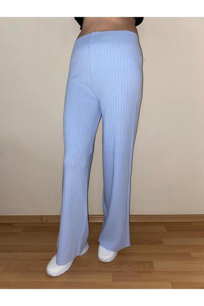 mamizya Knitwear Pants with Elastic Waistband