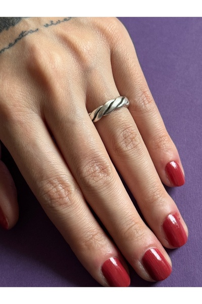 Medusa Accessories Burgu Alyans Figürlü Yüzük Ayarlanabilir Yüzük Eskitme Güm...