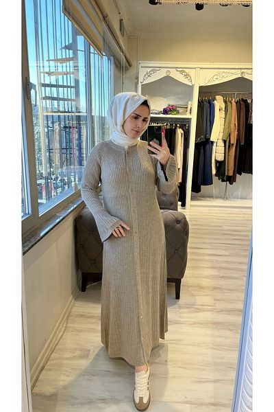 Invee سترة صوفية من مزيج الصوف من INVEE 7073 - بني حليبي
