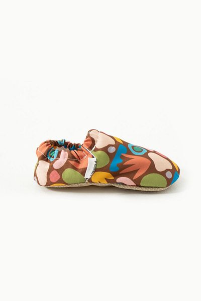 yummy kids Non-Slip Sole Printed Elastic Comfortable Nursery Slippers Booties