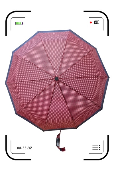 Rubenis 10 Telli 3 Kırmalı Otomatik Açılır Yağmur Şemsiyesi