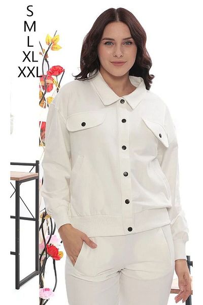 Kayaka triko Γυναικείο Σετ Φούτερ Polo Collar Classic Snap Fastener με δύο κλωστές